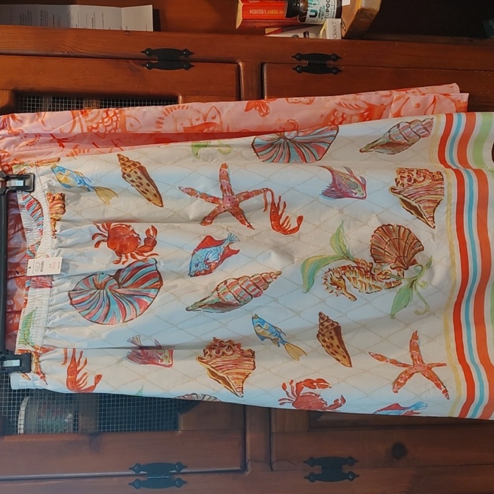 Underwater World Poplin Skirt NWT